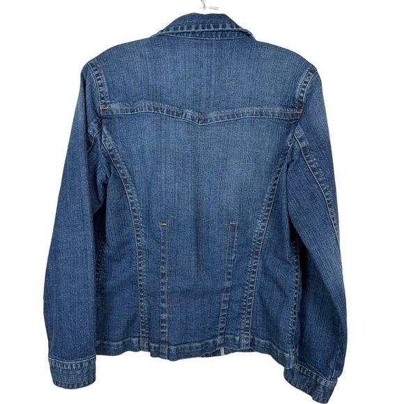 Chicos Platinum Jean Jacket - Picture 5 of 9